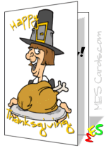 Thanksgiving dinner card