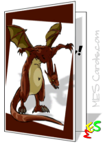 dragon card template