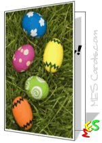 Easter Egg card to print