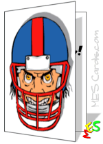 linebacker, football card to print