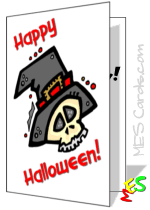 pirate skull card template
