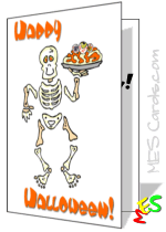 skeleton card template