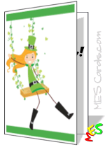 fun St. Patrick's Day card template