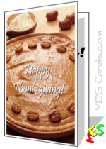 pumpkin pie card