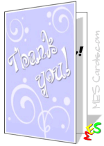 thank you card template