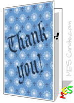 thank you card template